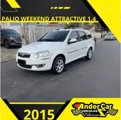 FIAT PALIO 1.4 MPI ATTRACTIVE WEEKEND 8V FLEX 4P MANUAL FIAT PALIO 1.4 MPI ATTRACTIVE WEEKEND 8V FLEX 4P MANUAL