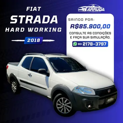 FIAT STRADA 1.4 MPI HARD WORKING CD 8V FLEX 3P MANUAL FIAT STRADA 1.4 MPI HARD WORKING CD 8V FLEX 3P MANUAL