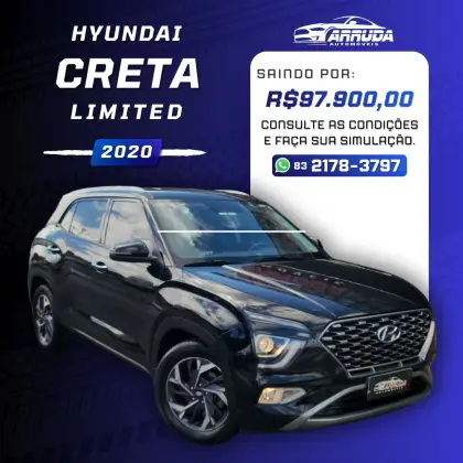 HYUNDAI CRETA 1.0 TGDI FLEX LIMITED AUTOMÁTICO HYUNDAI CRETA 1.0 TGDI FLEX LIMITED AUTOMÁTICO