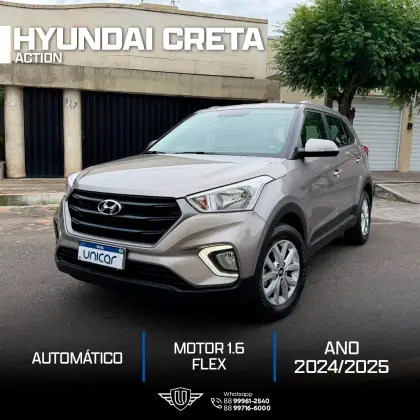 HYUNDAI CRETA 1.6 16V FLEX ACTION AUTOMÁTICO HYUNDAI CRETA 1.6 16V FLEX ACTION AUTOMÁTICO