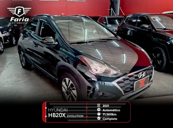 HYUNDAI HB20X 1.6 16V FLEX EVOLUTION AUTOMÁTICO HYUNDAI HB20X 1.6 16V FLEX EVOLUTION AUTOMÁTICO