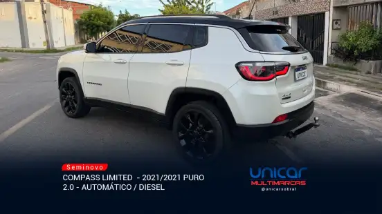 JEEP-COMPASS-2.0 16V DIESEL LIMITED 4X4 AUTOMÁTICO JEEP-COMPASS-2021