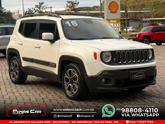 JEEP RENEGADE 1.8 16V FLEX LONGITUDE 4P AUTOMÁTICO JEEP RENEGADE 1.8 16V FLEX LONGITUDE 4P AUTOMÁTICO