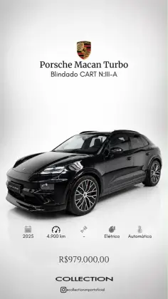 PORSCHE MACAN TURBO ELÉTRICO