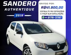 RENAULT SANDERO 1.0 12V SCE FLEX AUTHENTIQUE MANUAL RENAULT SANDERO 1.0 12V SCE FLEX AUTHENTIQUE MANUAL