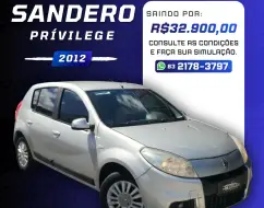 RENAULT SANDERO 1.6 PRIVILÉGE 16V FLEX 4P AUTOMÁTICO RENAULT SANDERO 1.6 PRIVILÉGE 16V FLEX 4P AUTOMÁTICO
