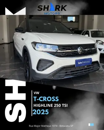 VOLKSWAGEN T-CROSS 1.4 250 TSI TOTAL FLEX HIGHLINE AUTOMÁTICO VOLKSWAGEN T-CROSS 1.4 250 TSI TOTAL FLEX HIGHLINE AUTOMÁTICO