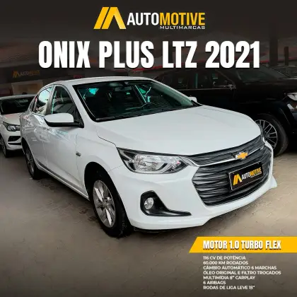 CHEVROLET ONIX 1.0 TURBO FLEX PLUS LTZ AUTOMÁTICO CHEVROLET ONIX 1.0 TURBO FLEX PLUS LTZ AUTOMÁTICO