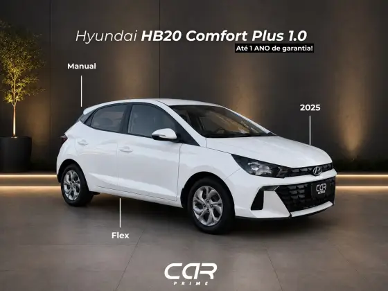 HYUNDAI HB20 1.0 12V FLEX COMFORT PLUS MANUAL HYUNDAI HB20 1.0 12V FLEX COMFORT PLUS MANUAL
