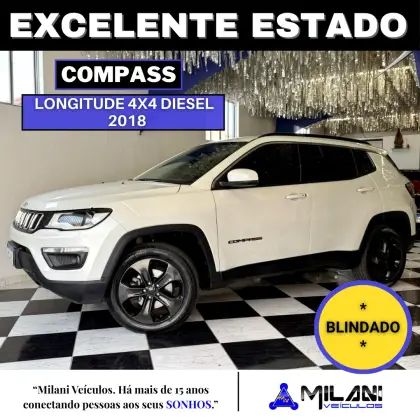 JEEP COMPASS 2.0 16V DIESEL LONGITUDE 4X4 AUTOMÁTICO JEEP COMPASS 2.0 16V DIESEL LONGITUDE 4X4 AUTOMÁTICO