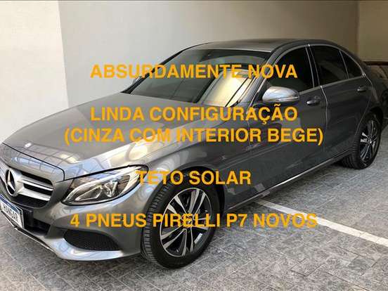 MERCEDES-BENZ-C 200-2.0 CGI AVANTGARDE 16V GASOLINA 4P AUTOMÁTICO MERCEDES-BENZ-C 200-2017