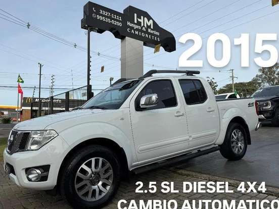 NISSAN-FRONTIER-2.5 SL 4X4 CD TURBO ELETRONIC DIESEL 4P AUTOMÁTICO NISSAN-FRONTIER-2015