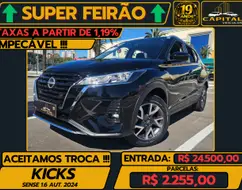 NISSAN KICKS 1.6 16V FLEXSTART SENSE XTRONIC NISSAN KICKS 1.6 16V FLEXSTART SENSE XTRONIC