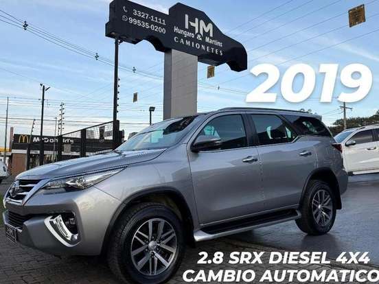 TOYOTA-HILUX SW4-2.8 SRX 4X4 16V TURBO INTERCOOLER DIESEL 4P AUTOMÁTICO TOYOTA-HILUX SW4-2019