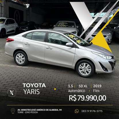 TOYOTA-YARIS-1.3 16V FLEX XL MANUAL TOYOTA-YARIS-2018