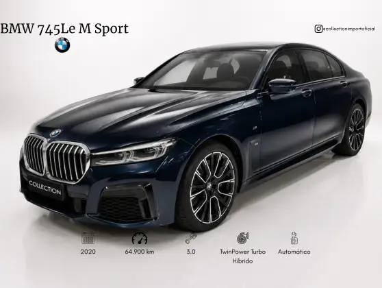 BMW 745Le 3.0 TWINPOWER HÍBRIDO M SPORT AUTOMÁTICO BMW 745Le 3.0 TWINPOWER HÍBRIDO M SPORT AUTOMÁTICO