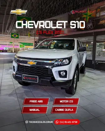 CHEVROLET S10 2.5 16V FLEX ADVANTAGE CD 4X2 MANUAL CHEVROLET S10 2.5 16V FLEX ADVANTAGE CD 4X2 MANUAL