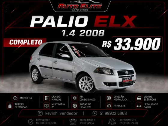 FIAT PALIO 1.4 MPI ELX 8V FLEX 4P MANUAL