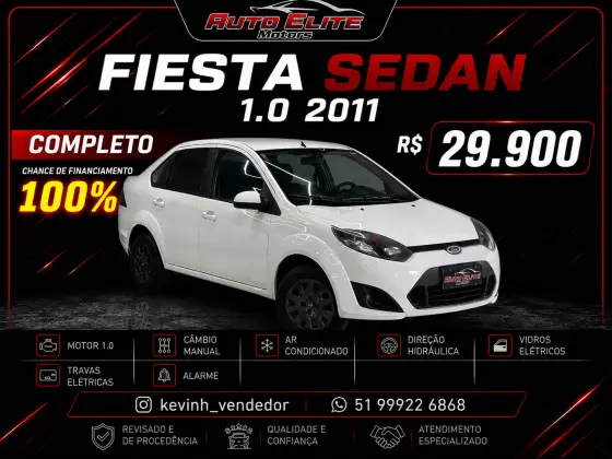 FORD FIESTA 1.0 MPI SEDAN 8V FLEX 4P MANUAL FORD FIESTA 1.0 MPI SEDAN 8V FLEX 4P MANUAL