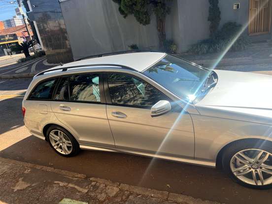 MERCEDES-BENZ-C 180-1.6 CGI TOURING 16V TURBO GASOLINA 4P AUTOMÁTICO MERCEDES-BENZ-C 180-2013
