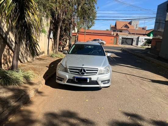 MERCEDES-BENZ-C 180-1.6 CGI TOURING 16V TURBO GASOLINA 4P AUTOMÁTICO MERCEDES-BENZ-C 180-2013