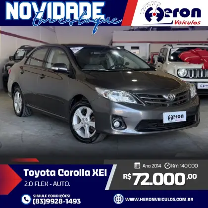 TOYOTA COROLLA 2.0 XEI 16V FLEX 4P AUTOMÁTICO TOYOTA COROLLA 2.0 XEI 16V FLEX 4P AUTOMÁTICO