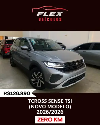 VOLKSWAGEN T-CROSS 1.0 200 TSI TOTAL FLEX SENSE AUTOMÁTICO VOLKSWAGEN T-CROSS 1.0 200 TSI TOTAL FLEX SENSE AUTOMÁTICO