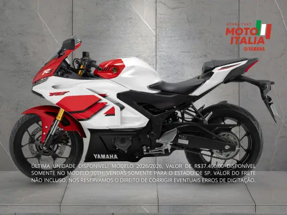 YAMAHA YZF R3 ABS CONNECTED 70th ANNIVERSARY YAMAHA YZF R3 ABS CONNECTED 70th ANNIVERSARY