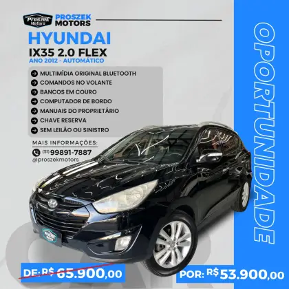 HYUNDAI IX35 2.0 MPI 4X2 16V GASOLINA 4P AUTOMÁTICO HYUNDAI IX35 2.0 MPI 4X2 16V GASOLINA 4P AUTOMÁTICO