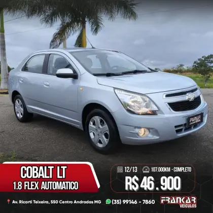 CHEVROLET COBALT 1.8 SFI LT 8V FLEX 4P AUTOMÁTICO CHEVROLET COBALT 1.8 SFI LT 8V FLEX 4P AUTOMÁTICO