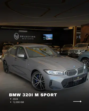 BMW 320i 2.0 16V TURBO FLEX M SPORT AUTOMÁTICO BMW 320i 2.0 16V TURBO FLEX M SPORT AUTOMÁTICO