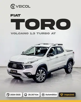 FIAT TORO 1.3 TURBO 270 FLEX VOLCANO AT6 FIAT TORO 1.3 TURBO 270 FLEX VOLCANO AT6
