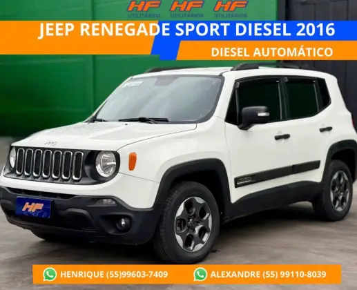 JEEP RENEGADE 2.0 16V TURBO DIESEL SPORT 4P 4X4 AUTOMÁTICO JEEP RENEGADE 2.0 16V TURBO DIESEL SPORT 4P 4X4 AUTOMÁTICO