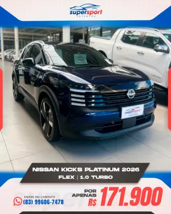 NISSAN KICKS 1.0 TURBO FLEX PLATINUM DCT NISSAN KICKS 1.0 TURBO FLEX PLATINUM DCT