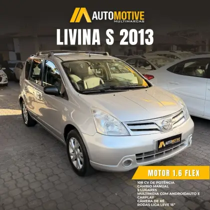 NISSAN LIVINA 1.6 S 16V FLEX 4P MANUAL NISSAN LIVINA 1.6 S 16V FLEX 4P MANUAL
