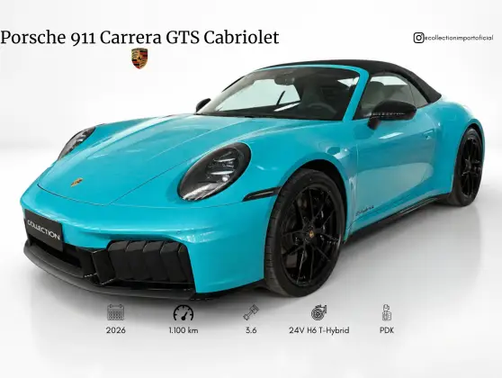 PORSCHE 911 3.6 24V H6 T-HYBRID CARRERA GTS CABRIOLET PDK PORSCHE 911 3.6 24V H6 T-HYBRID CARRERA GTS CABRIOLET PDK