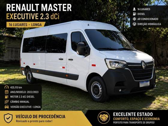 RENAULT MASTER 2.3 DCI DIESEL MINIBUS EXECUTIVE 16L L3H2 3P MANUAL