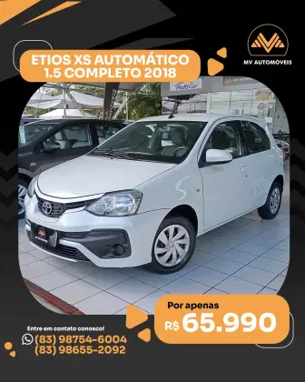 TOYOTA ETIOS 1.5 XS 16V FLEX 4P AUTOMÁTICO TOYOTA ETIOS 1.5 XS 16V FLEX 4P AUTOMÁTICO