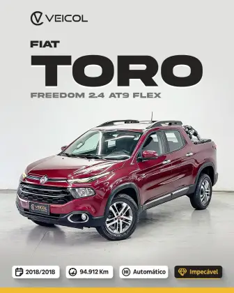 FIAT TORO 2.4 16V MULTIAIR FLEX FREEDOM AT9 FIAT TORO 2.4 16V MULTIAIR FLEX FREEDOM AT9