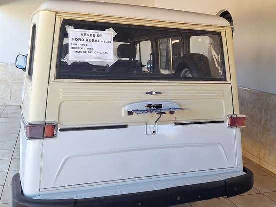 FORD-RURAL-3.0 LUXO 4X2 6 CILINDROS 12V GASOLINA 2P MANUAL FORD-RURAL-1972