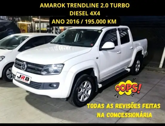 VOLKSWAGEN AMAROK 2.0 TRENDLINE 4X4 CD 16V TURBO INTERCOOLER DIESEL 4P MANUAL VOLKSWAGEN AMAROK 2.0 TRENDLINE 4X4 CD 16V TURBO INTERCOOLER DIESEL 4P MANUAL