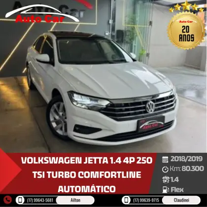 VOLKSWAGEN JETTA 1.4 250 TSI TOTAL FLEX COMFORTLINE TIPTRONIC VOLKSWAGEN JETTA 1.4 250 TSI TOTAL FLEX COMFORTLINE TIPTRONIC