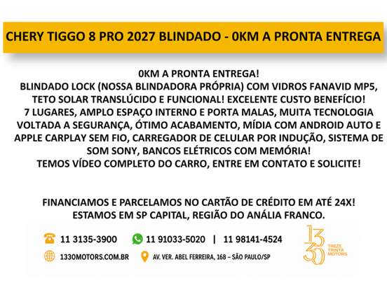 CAOA CHERY-TIGGO 8 PRO-1.6 TGDI GASOLINA DCT CAOA CHERY-TIGGO 8 PRO-2026