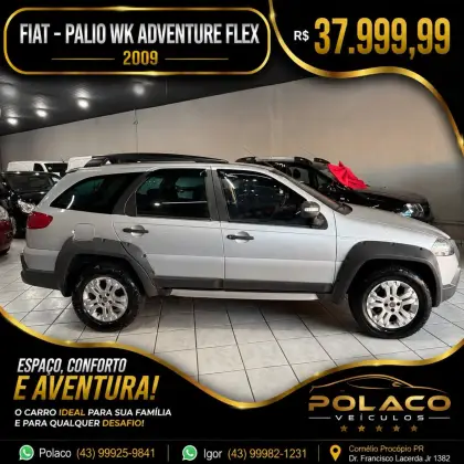 FIAT PALIO 1.8 MPI ADVENTURE WEEKEND 8V FLEX 4P MANUAL FIAT PALIO 1.8 MPI ADVENTURE WEEKEND 8V FLEX 4P MANUAL