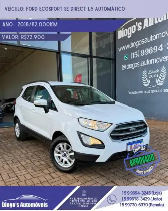 FORD ECOSPORT 1.5 TI-VCT FLEX SE AUTOMÁTICO FORD ECOSPORT 1.5 TI-VCT FLEX SE AUTOMÁTICO