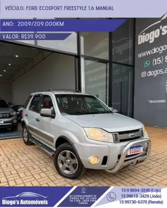 FORD ECOSPORT 1.6 XLT FREESTYLE 8V FLEX 4P MANUAL FORD ECOSPORT 1.6 XLT FREESTYLE 8V FLEX 4P MANUAL