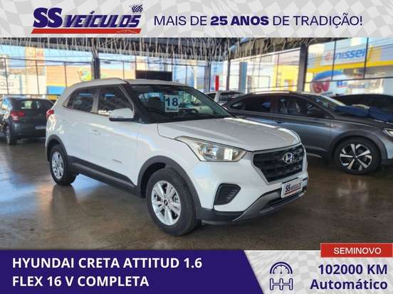 HYUNDAI-CRETA-1.6 16V FLEX ATTITUDE AUTOMÁTICO HYUNDAI-CRETA-2017