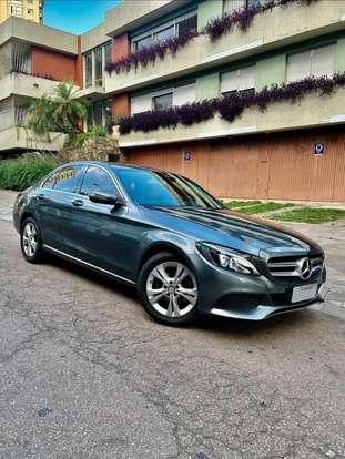 MERCEDES-BENZ-C 180-1.6 CGI EXCLUSIVE 16V TURBO GASOLINA 4P AUTOMÁTICO MERCEDES-BENZ-C 180-2017