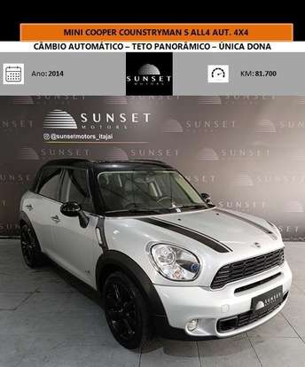 MINI-COUNTRYMAN-1.6 S ALL4 4X4 16V 184CV TURBO GASOLINA 4P AUTOMÁTICO MINI-COUNTRYMAN-2013