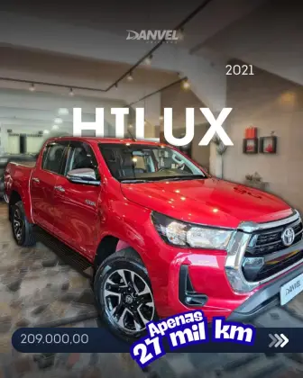 TOYOTA HILUX 2.8 D-4D TURBO DIESEL CD SRV 4X4 AUTOMÁTICO TOYOTA HILUX 2.8 D-4D TURBO DIESEL CD SRV 4X4 AUTOMÁTICO